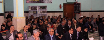 مجلس یاد بود در گذشتگان روستای طامه 17 اسفند مسجد شهرک شهید فکوری