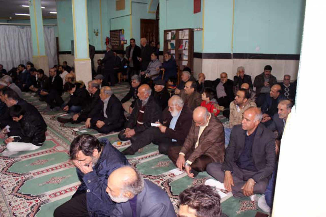 مجلس یاد بود در گذشتگان روستای طامه 17 اسفند مسجد شهرک شهید فکوری